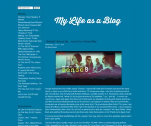 MY-Life-AS-A-Blog.com(MY Life AS A Blog) Screenshot