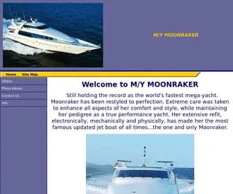 MY-Moonraker.com(M/Y MOONRAKER) Screenshot