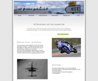 MY-Moped.de(Motorradtouren in den Alpen und vieles mehr) Screenshot