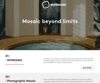 MY-Mosaic.com(Wall claddings for any surface completely customizable) Screenshot