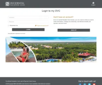 MY-OVC.com(Occidental Vacation Club) Screenshot