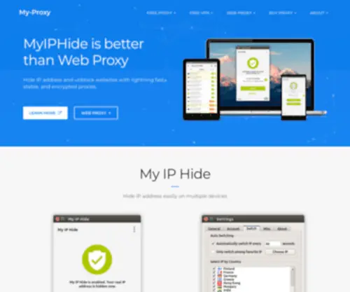 MY-Proxy.com(Multi-IP Free Web Proxy) Screenshot