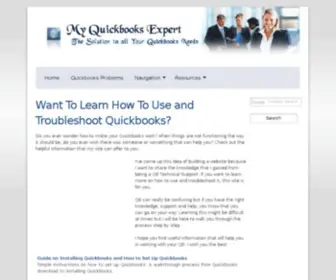 MY-Quickbooks-Expert.com(Quickbooks Ultimate Learning and Troubleshooting Guide) Screenshot