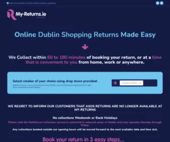 MY-Returns.ie(Dublin Online Returns by Deadline) Screenshot