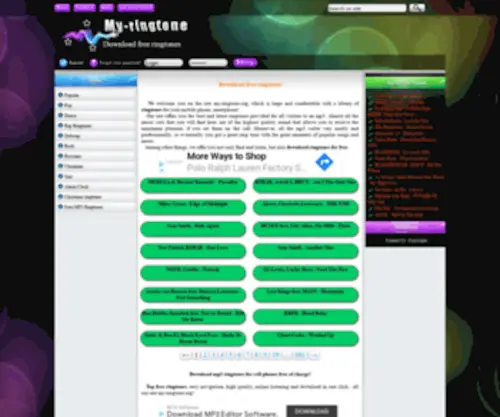 MY-Ringtone.org(Free ringtones) Screenshot