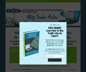 MY-Solo-ADS.com(My Solo Ads Gets Top Tier Traffic To Your Offers) Screenshot