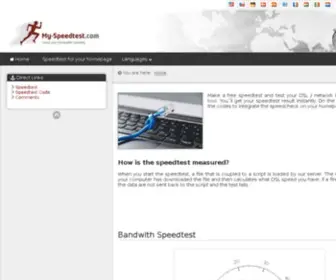 MY-Speedtest.com(Check your internet speed instantly) Screenshot