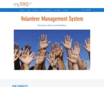 MY-TRS.com(Event Volunteer Management System) Screenshot
