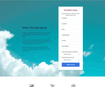 MY-Vault.com.au(VAULT Private Cloud Computing Professionals) Screenshot