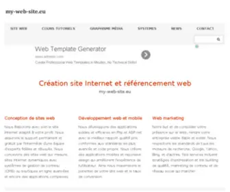 MY-Web-Site.eu(Creation site internet) Screenshot