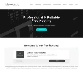 MY-Webs.org(Free hosting) Screenshot