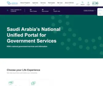 MY.gov.sa(Saudi arabia's national portal for government services and information. gov.sa) Screenshot