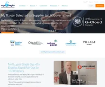 MY1Login.com(Identity & Access Management Solutions for Enterprise) Screenshot