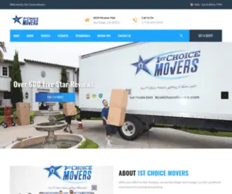 MY1STchoicemovers.com(San Diego) Screenshot