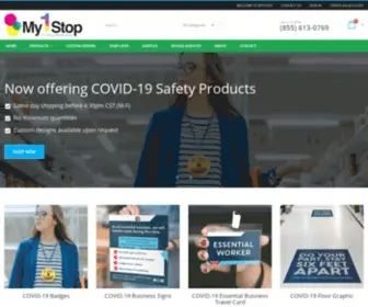 MY1Stop.com(Online printing) Screenshot