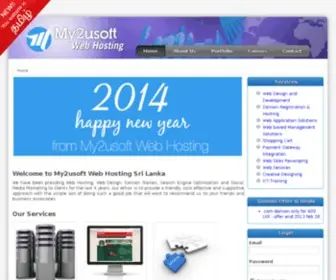 MY2Usoft.com(My2usoft Web Design & Development Solutions Srilanka) Screenshot