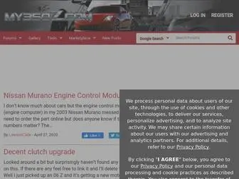 MY350Z.com(Largest online forum for the Nissan 350Z and 370Z) Screenshot