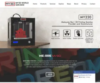 MY3Dworld.com.my(3D Printing Service Selangor) Screenshot