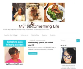 MY40Somethinglife.com(An everyday middle) Screenshot