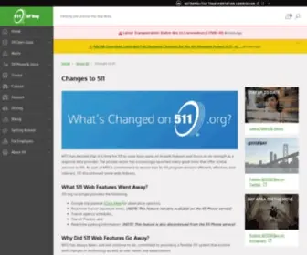 MY511.org(Changes to 511) Screenshot