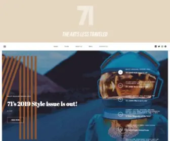 MY71Mag.com(The Arts Less Travelled) Screenshot