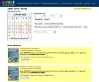 MY89.fr(Sorties culturelles) Screenshot