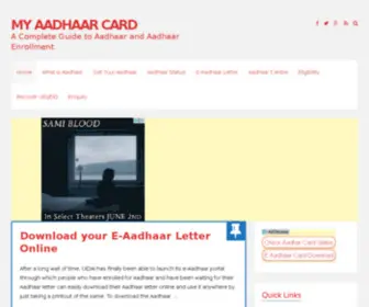 Myaadhaarcard.in(My Aadhaar Card) Screenshot