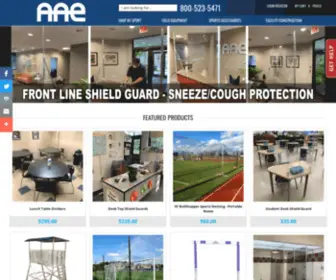 MyaaeWorld.com(AAE Sports & Athletic Field Equipment) Screenshot