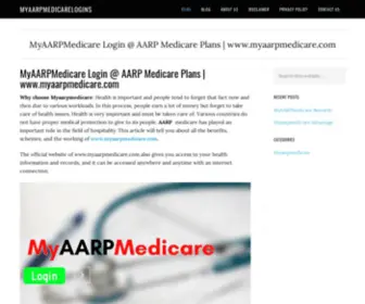 Myaarpmedicarelogins.com(MyAARPMedicare Login @ AARP Medicare Plans) Screenshot