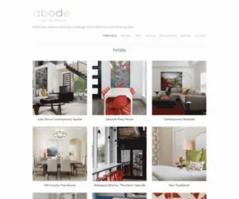 Myabodedesign.com(Abode Interior Design) Screenshot