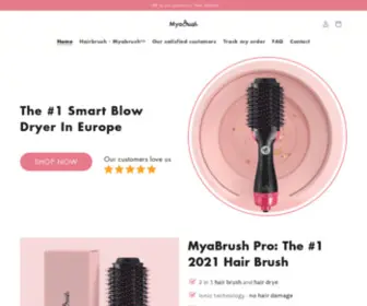 Myabrush.com(Create an Ecommerce Website and Sell Online) Screenshot