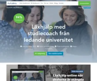 Myacademy.se(Läxhjälp med studiecoach) Screenshot