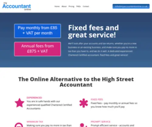 Myaccountantonline.co.uk(My Accountant online) Screenshot