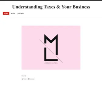 Myaccountingworld.org(Understanding Taxes & Your Business) Screenshot