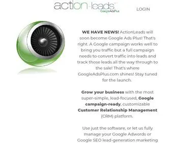 Myactionoffice.com(Lead Management CRM Software and Fully Managed Google Adwords Campaigns and Google Search Engine Optimization Campaigns) Screenshot