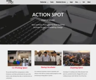 Myactionspot.com(Startup Studio) Screenshot