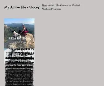 Myactivelifestacey.com(My Active Life) Screenshot