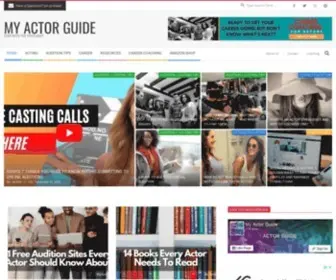 Myactorguide.com(My Actor Guide) Screenshot