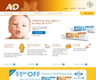 Myadbaby.com(A+D Original Ointment diaper cream) Screenshot