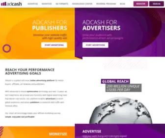 Myadcash.com(AdCash System) Screenshot