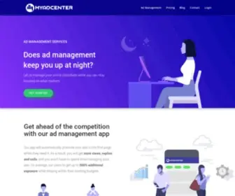 Myadcenter.com(Ad Management Services) Screenshot