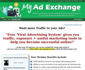 Myadexchange.com(Advertise) Screenshot