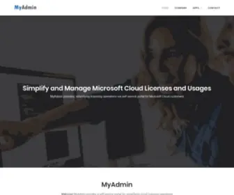 Myadmin.com(License Management) Screenshot
