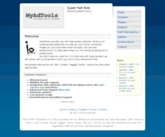 Myadtools.com(Bots) Screenshot