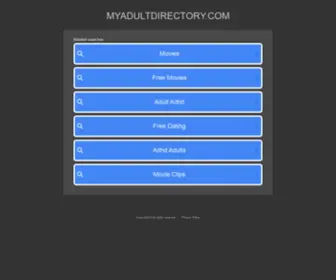 Myadultdirectory.com(Myadultdirectory) Screenshot