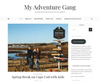 Myadventuregang.com(My Adventure Gang) Screenshot