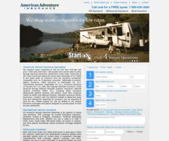 Myadventureinsurance.com(My adventure insurance) Screenshot