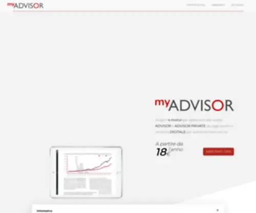 Myadvisoronline.it(AdvisorMagazine) Screenshot