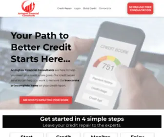 Myafcworking4U.com(Arrington Financial Consultants LLC) Screenshot