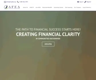 Myafea.org(AFEA) Screenshot